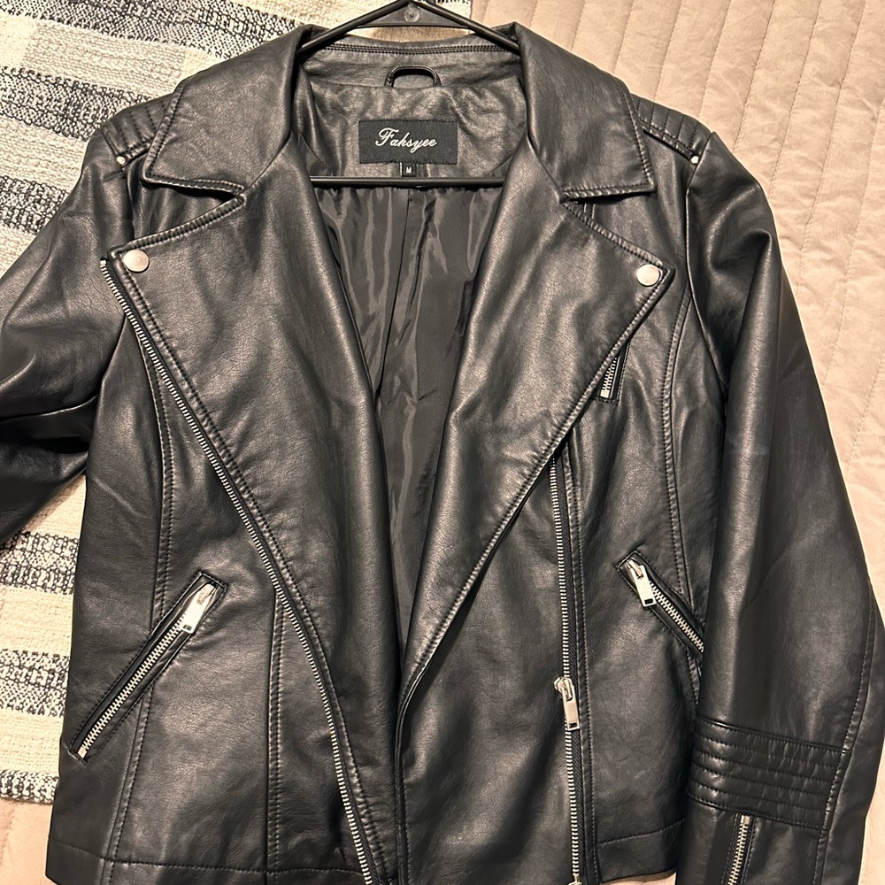 Leather jacket